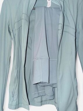lululemon blue willow define jacket and align leggings